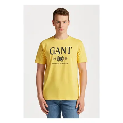 TRIČKO GANT RETRO CREST T-SHIRT WARM YELLOW 76936454