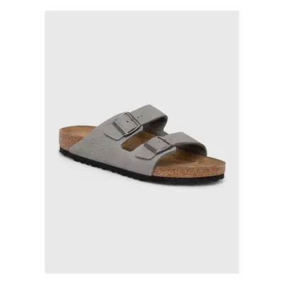 Nubukové pantofle Birkenstock Arizona šedá barva, 1020752 94495560