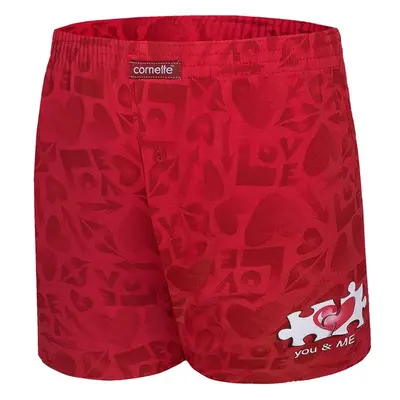 Cornette You & Me 2 Boxerky 015/09 Red Red 76622303