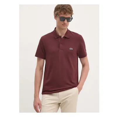 Polo tričko Lacoste vínová barva, DH5522 95962346