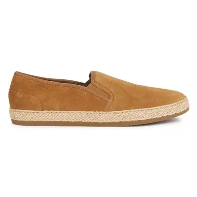 Semišové espadrilky Geox U PANTELLERIA hnědá barva, U25DWA 00022 C6018 89931830