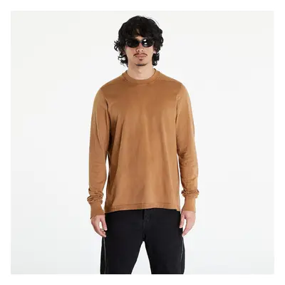 Tričko Rick Owens DRKSHDW Crewneck Long Sleeve T-Shirt Khaki Brown XL 91389694