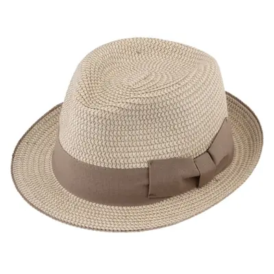 Letní klobouk Trilby od Fiebig - Trilby Prayer Beige 92807047