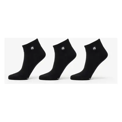 FTSHP Ponožky Footshop Ankle Socks 3-Pack Black 36-38 93875829