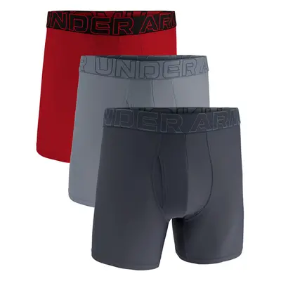 Boxerky Under Armour M Perf Tech Mesh 6in 3-Pack Grey XS 95298137