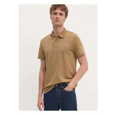 Polo tričko Lacoste hnědá barva, DH5522 95962345