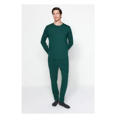 Trendyol Green Regular Fit Knitted Pajama Set 96021133