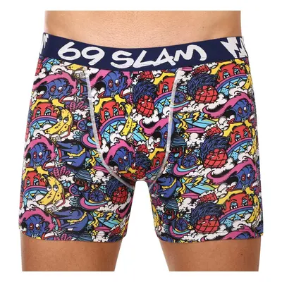 Pánské boxerky 69SLAM fit bamboo fruit cake (MPBFRC-BB) 76579484