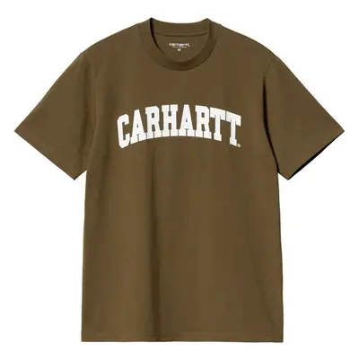 TRIKO CARHARTT WIP University S/S - hnědá - 90832586