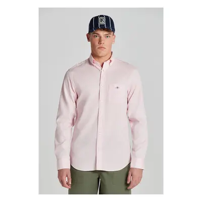 KOŠILE GANT REG HONEYCOMB TEXTURE SHIRT LIGHT PINK 91881732