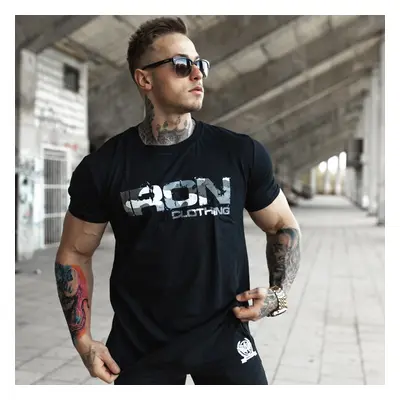 Iron Aesthetics UltraSoft tričko Iron Camo Style, černé 60712343