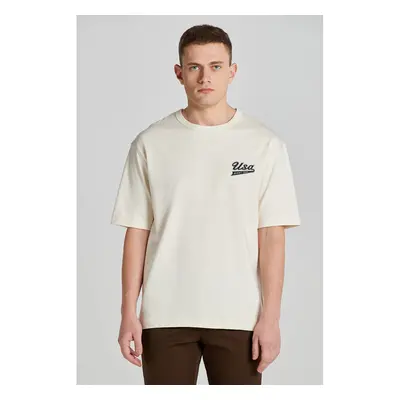 TRIČKO GANT USA T-SHIRT CREAM 82651377