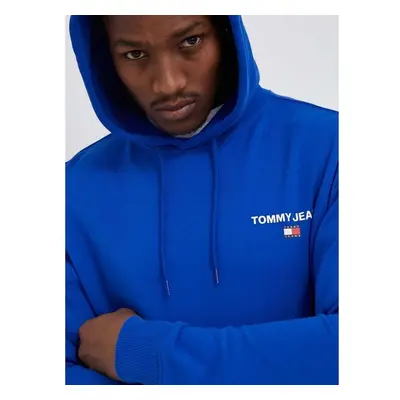 Bavlněná mikina Tommy Jeans pánská, s kapucí, s potiskem 84203951