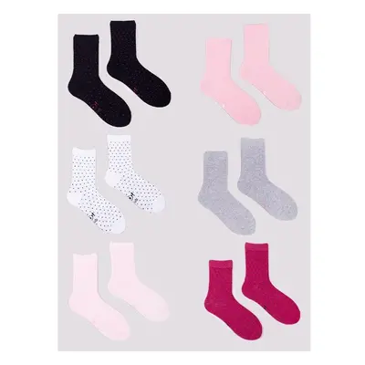 Yoclub Kidss Girls Socks 6-Pack SKA-0128G-AA00 83720685