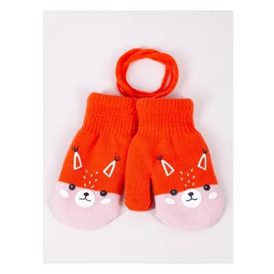 Yoclub Kidss Girls 1-Finger Mittens Gloves RED-0117G-AA1A-014 86411132