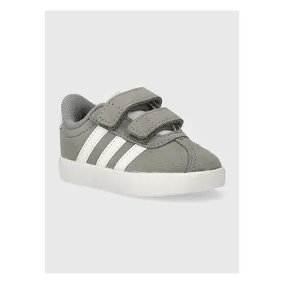 Dětské sneakers boty adidas VL COURT 3.0 CF I šedá barva 91042530