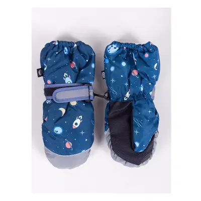 Yoclub Kidss Childrens Winter Ski Gloves REN-0237C-A110 Navy Blue 75436015