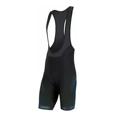 Pánské cyklistické kraťasy Sensor Cyklo Team Up Bibshort Black/Blue 91929714