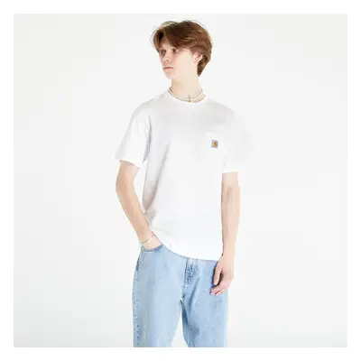 Tričko Carhartt WIP Pocket Short Sleeve T-Shirt UNISEX White XS 78389329