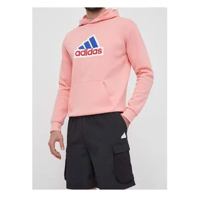 Kraťasy adidas pánské, černá barva, IS7612 91049100