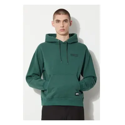 Bavlněná mikina NEIGHBORHOOD Plain Sweat Parka pánská, zelená barva, s 92094533