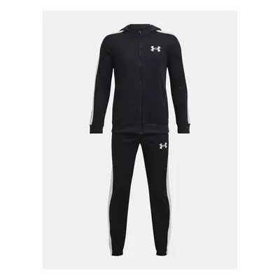 Under Armour Souprava UA Knit Hooded Track Suit-BLK - Kluci 72510853