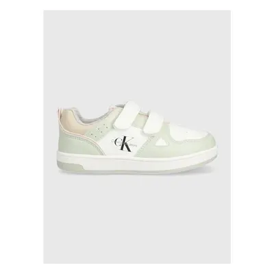 Dětské sneakers boty Calvin Klein Jeans zelená barva 84686603