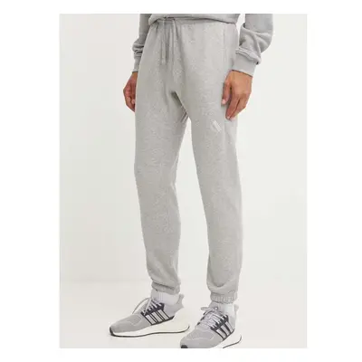 Tepláky adidas All SZN šedá barva, melanžové, IY4148 95178199