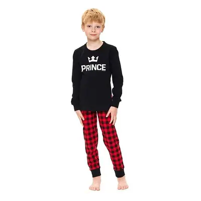 DN Nightwear Chlapecké pyžamo Prince černé 73364328