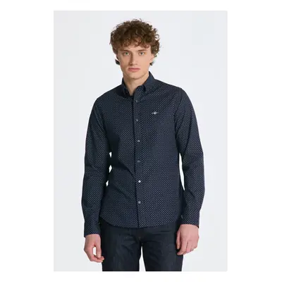 KOŠILE GANT SLIM MICRO PRINT SHIRT MARINE 84606360