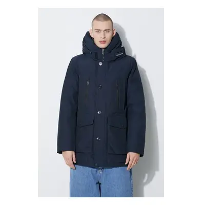 Péřová bunda Woolrich Ramar Arctic Parka pánská, tmavomodrá barva, 89169176