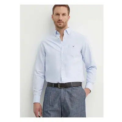 Bavlněná košile Gant regular, s límečkem button-down 92068944