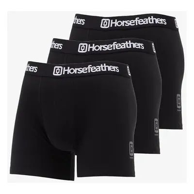 Boxerky Horsefeathers Dynasty 3-Pack Boxer Shorts Black XXL 93040498