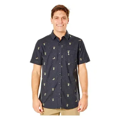 KOŠILE RIP CURL HULA BREACH S/S - modrá - 94429872