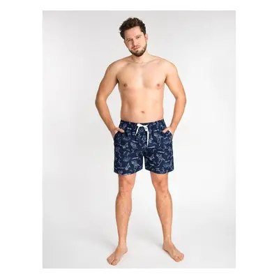 Yoclub Mans Swimsuits Mens Beach Shorts P2 Navy Blue 91101679