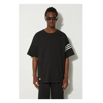 Bavlněné tričko adidas Originals Neuclassics Tee černá barva, s 96020777