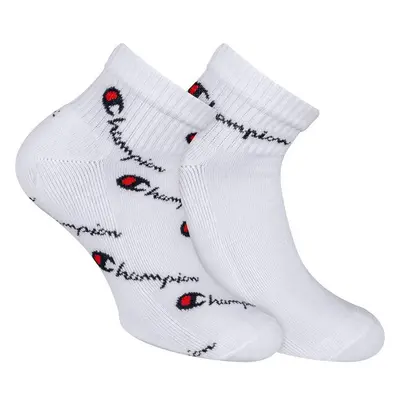 Ponožky CHAMPION ANKLE SOCKS FASHION MIX Allover 2páry bílé 93422400