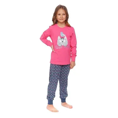 DN Nightwear Dívčí pyžamo Friends forever růžové 72825108