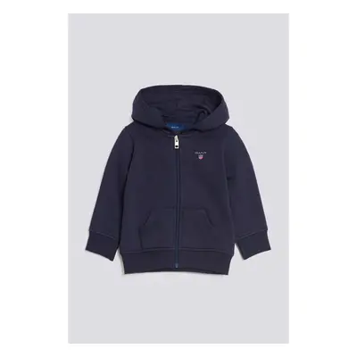 MIKINA GANT ORIGINAL ZIP HOODIE EVENING BLUE 73082340