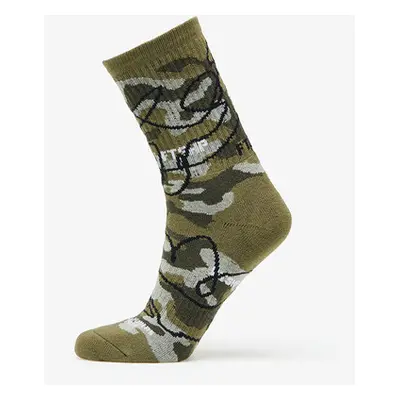 FTSHP Ponožky Footshop The Basketball Socks Olive Camo 43-46 89771013