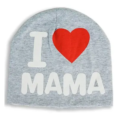 OEM Čepice I love mama Šedá 66390290