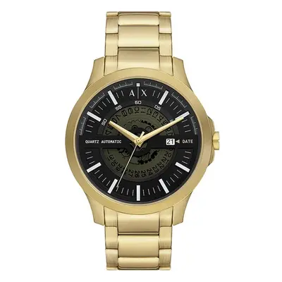 Hodinky Armani Exchange zlatá barva 76333363