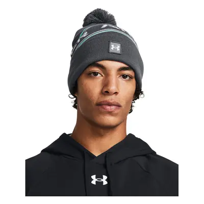 Čepice Under Armour MenS Halftime Pom Beanie Pitch Gray Universal 91030201