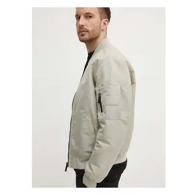 Bomber bunda Calvin Klein fialová barva, přechodná, K10K109907 92577467