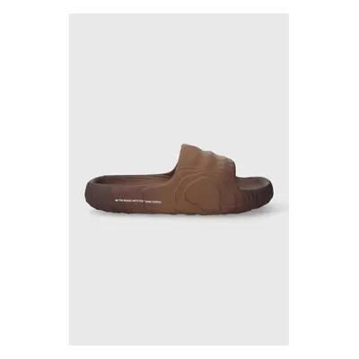 Pantofle adidas Originals Adilette 22 pánské, hnědá barva, IG7493 85333020