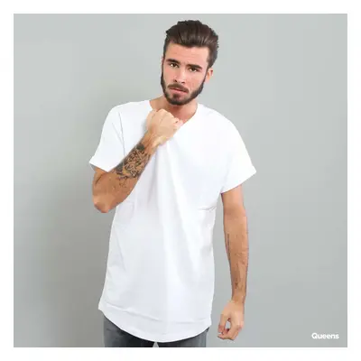 Tričko Urban Classics Long Shaped Turnup White XXXL 87308877