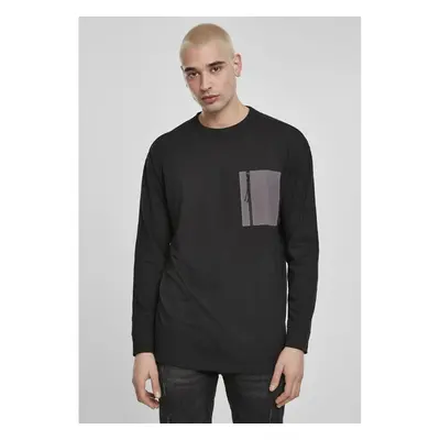 UC Men Boxy Big Contrast Pocket LS černá 87559026