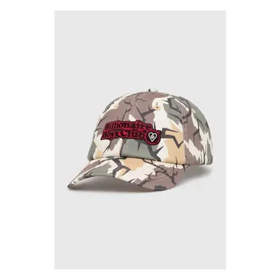 Bavlněná baseballová čepice Billionaire Boys Club Camo Cap zelená 90751987