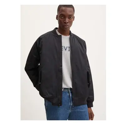 Bomber bunda Levis černá barva, zimní, oversize, A4418 95223733