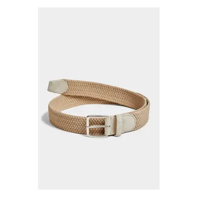 OPASEK GANT ELASTIC BRAIDED BELT DRY SAND 89451207